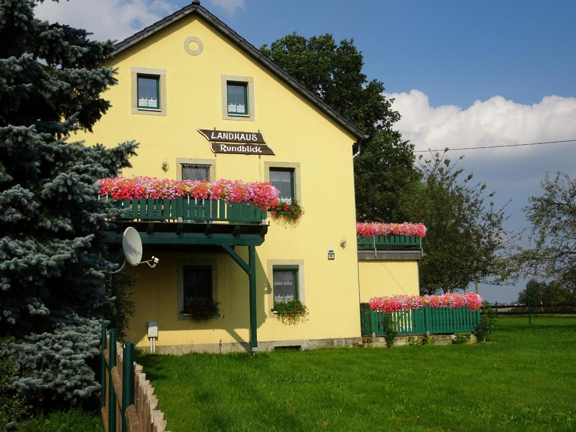 Landhaus Rundblick Im Elbsandsteingebirge Bei Bad Schandau Rathmannsdorf Ngoại thất bức ảnh